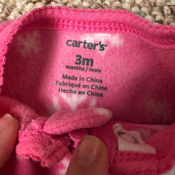 Carter’s 3 Month Fleece PJ’s bundle - Picture 8 of 10